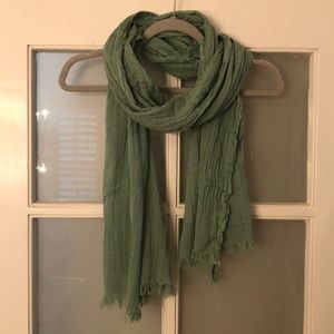 Turquoise lightweight scarf